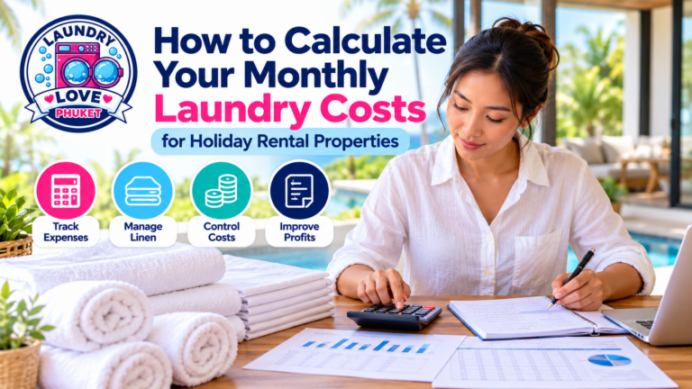 calculate laundry costs holiday rentals