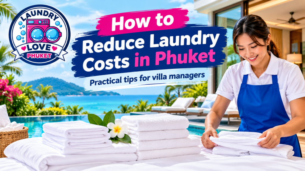 Reduce laundry costs Phuket with Laundry Love Phuket villa laundry services
