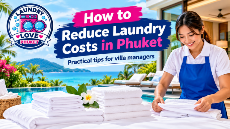 Reduce laundry costs Phuket with Laundry Love Phuket villa laundry services