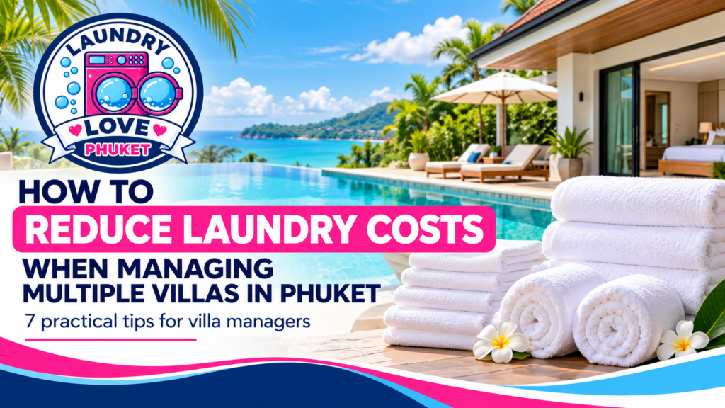 Reduce laundry costs Phuket villa management guide by Laundry Love Phuket
