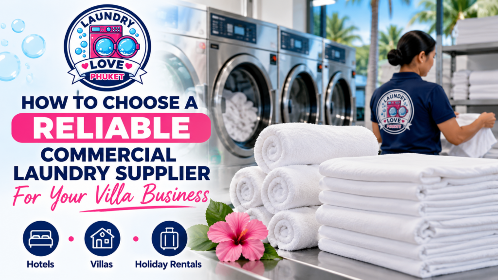 commercial laundry supplier Phuket for villa businesses