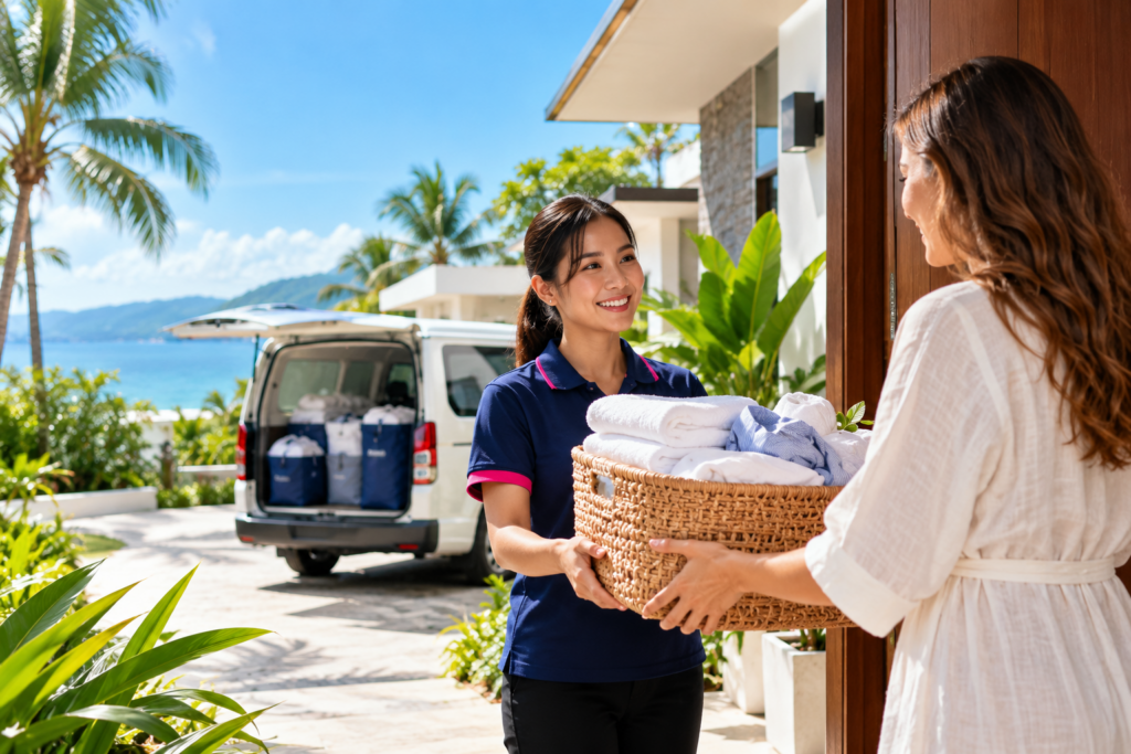 Laundry near me in Phuket with convenient pickup and delivery